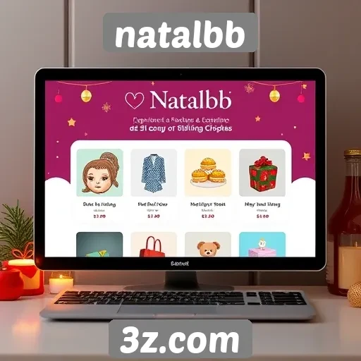 Navegação e design do site natalbb são otimizados